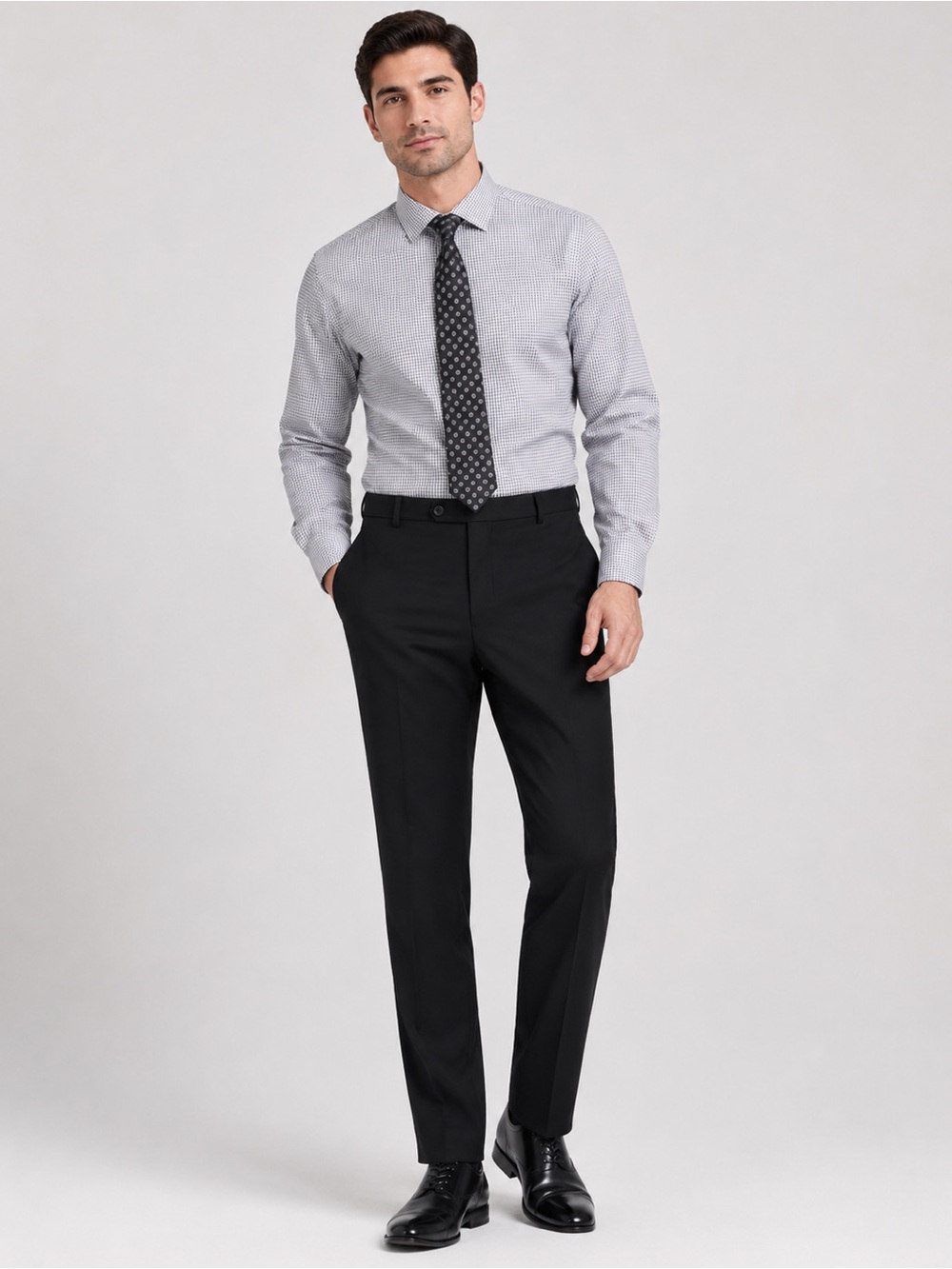 Kenneth Cole Modern Fit Wool Suit Pants